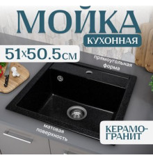 Кухонная мойка Saniteco Terra черный