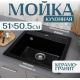Кухонная мойка Saniteco Terra черный