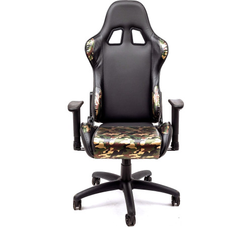 Кресло AksHome Military Eco черный/камуфляж