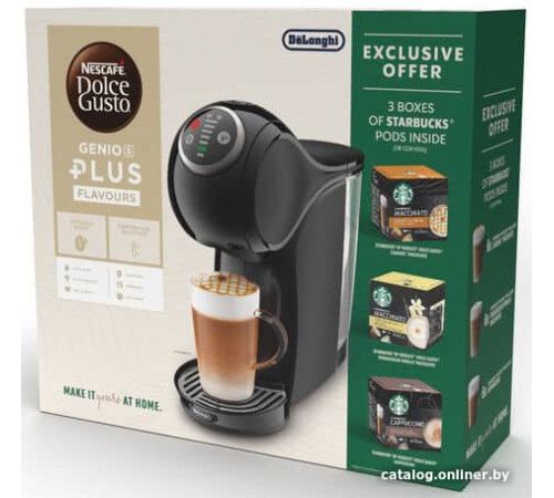 Капсульная кофеварка DeLonghi Dolce Gusto Genio S Plus EDG315.B