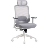 Офисное кресло Evolution HybridFlex White серый