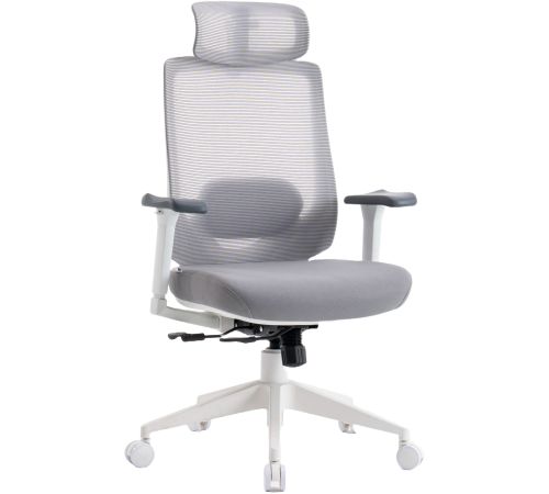Офисное кресло Evolution HybridFlex White серый