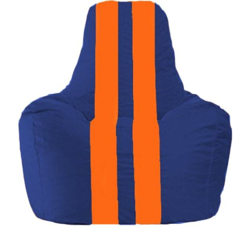 Кресло-мешок Flagman Спортинг С1.1-127 синий/оранжевый