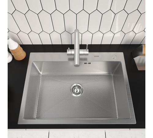 Кухонная мойка ARFEKA ECO AR 700*500 SATIN DECOR