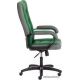 Офисное кресло TetChair Trendy кожзам/ткань, зеленый/серый