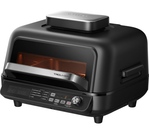 Аэрогриль аэрофритюрница Trouver Indoor Air fry grill IG20 Pro Black