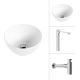Умывальник Lauter 21601E + Rio 21AM12672 с сифоном 21635CH хром