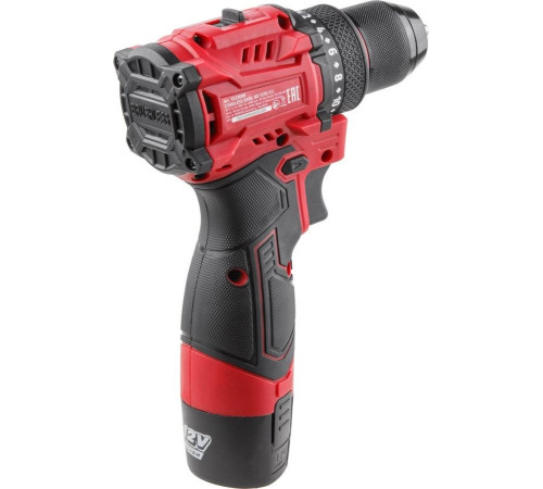 Дрель-шуруповерт Wortex LX BD 1215-1 Li 1333698 с 1-им АКБ, кейс