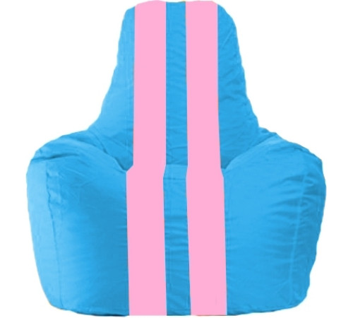 Кресло-мешок Flagman Спортинг С1.1-277 голубой/розовый