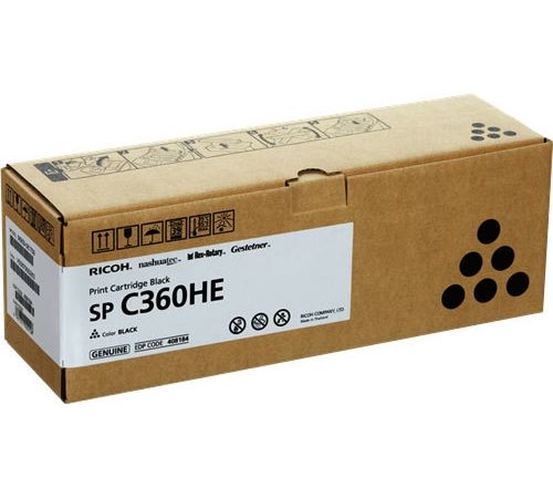 Картридж Ricoh SP C360HE 408184 черный