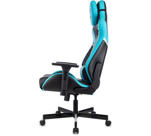 Кресло Knight Thunder 5X черный/голубой