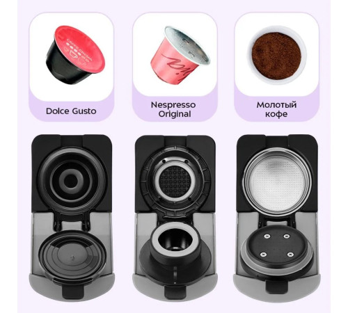 Рожковая кофеварка Kitfort KT-7657