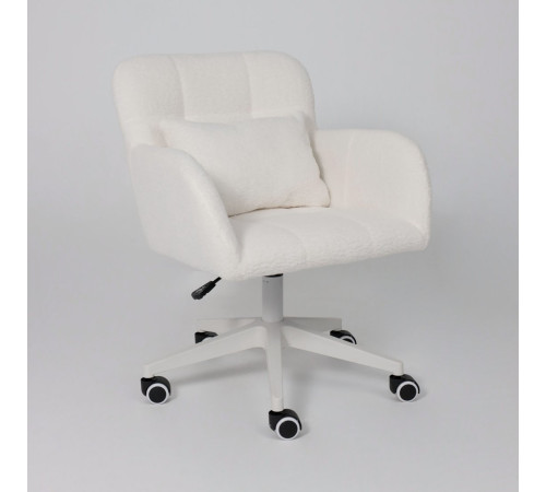 Офисное кресло AksHome Musa букле/белый