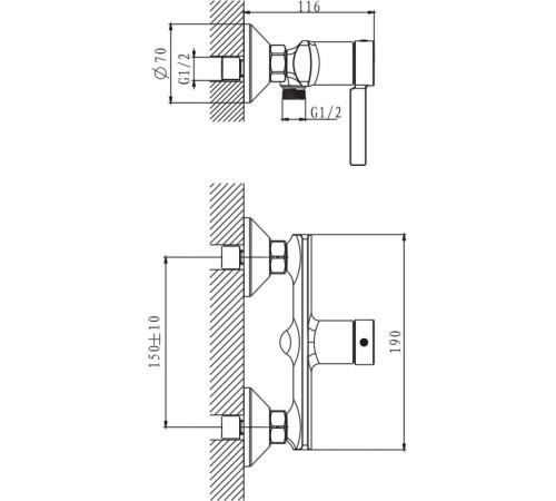 Смеситель Lauter Art 21CK9680C
