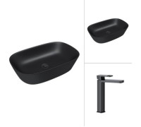 Умывальник Lauter 21393-60-A + Cascade 21СК0655BS