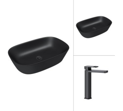 Умывальник Lauter 21393-60-A + Cascade 21СК0655BS