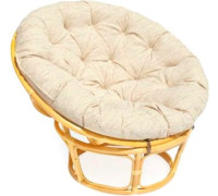 Кресло Garden Story Папасан Р110Н бежевый/медовый