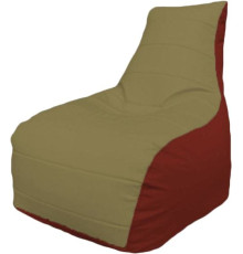 Кресло-мешок Flagman Бумеранг Б1.3-09 бежевый/красный