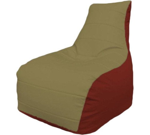 Кресло-мешок Flagman Бумеранг Б1.3-09 бежевый/красный