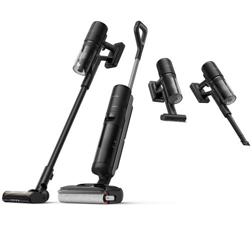 Пылесос Dreame H12 Dual FlexReach Wet and Dry Vacuum HHV31A евровилка, черный