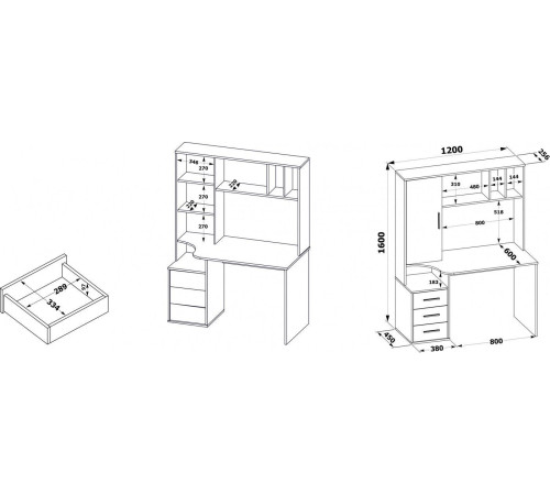 Стол Сокол КСТ-16 белый