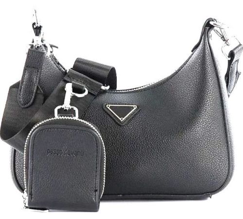 Женская сумка Passo Avanti 877-663-802-BLK + портмоне черный