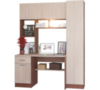 Стол Стендмебель №7 ясень шимо светлый/ясень шимо темный