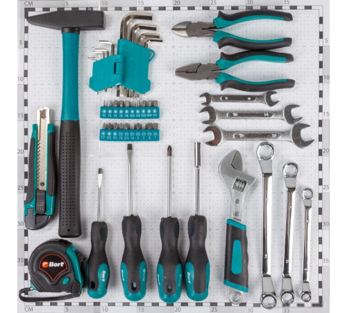 Универсальный набор инструментов Bort BTK-45 45 предметов