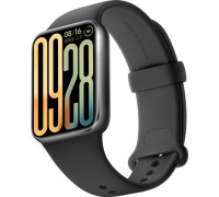 Фитнес-браслет Xiaomi Smart Band 9 Pro серый, с черным силиконовым ремешком, международная версия