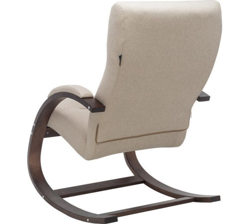 Кресло-качалка Leset Милано орех текстура/ткань Малмо 05