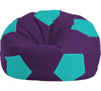 Кресло-мешок Flagman Мяч Стандарт М1.1-75 фиолетовый/бирюзовый