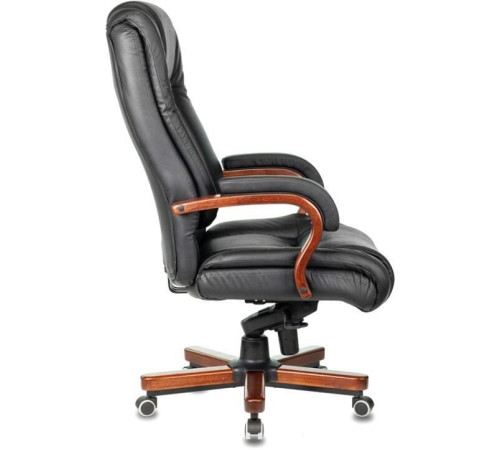 Кресло Бюрократ T-9925WALNUT черный