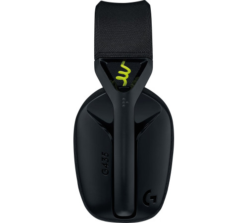 Наушники Logitech G435 Lightspeed черный/неоновый желтый