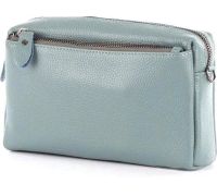 Женская сумка Poshete 886-60071A1-BLU голубой