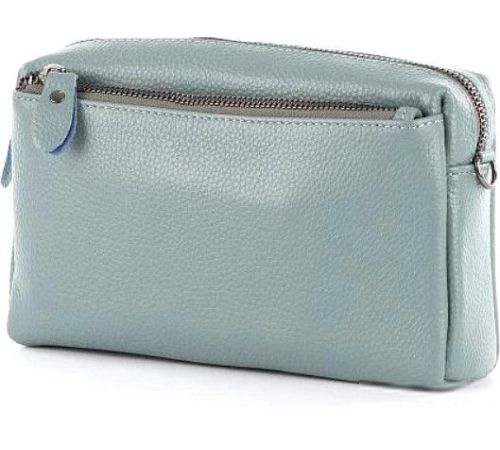 Женская сумка Poshete 886-60071A1-BLU голубой