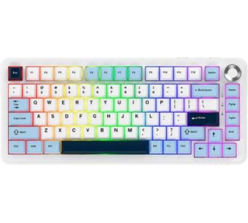 Клавиатура Ajazz AK820 Max Plus белый/голубой, Ajazz Daydream