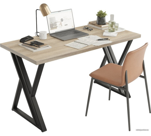 Стол Домус Гранд 12.016.401.07 вяз светлый/металл черный