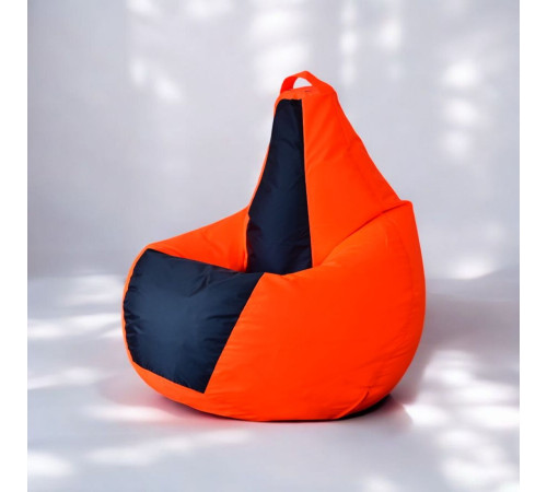 Кресло-мешок Mio Tesoro Груша Kombo XXL GF-130x85-OG оранжевый/графит