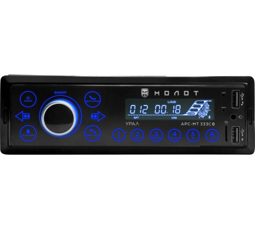 USB-магнитола Урал Молот АРС-МТ 333С