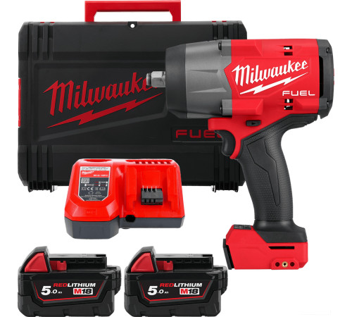 Гайковерт Milwaukee M18 FUEL M18FHIW2F12-502X 4933492783 с 2-мя АКБ, кейс