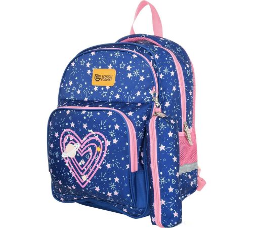 Школьный рюкзак Schoolformat Soft 2 + Heatrs And Stars РЮКМ2П-ХНС