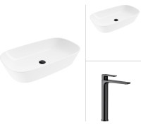 Умывальник Lauter 21393-70 + Reef 21CK8678BS