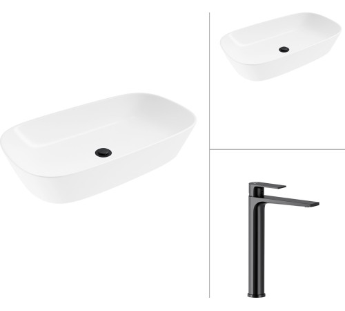 Умывальник Lauter 21393-70 + Reef 21CK8678BS