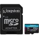 Карта памяти Kingston Canvas Go! Plus microSDXC 256GB SDCG3/256GB с адаптером