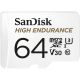 Карта памяти SanDisk High Endurance microSDXC SDSQQNR-064G-GN6IA 64GB с адаптером