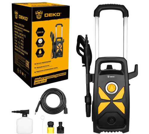 Мойка высокого давления Deko DKCW175 083-2030
