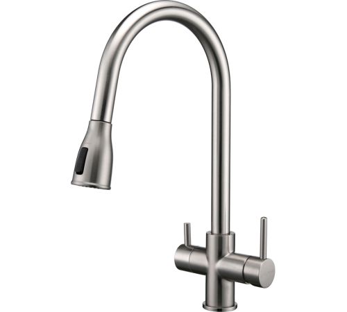 Смеситель Paulmark Lange La214212-BS брашированная сталь