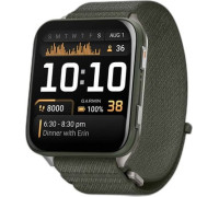 Умные часы Garmin Venu X1 титановый/зеленый