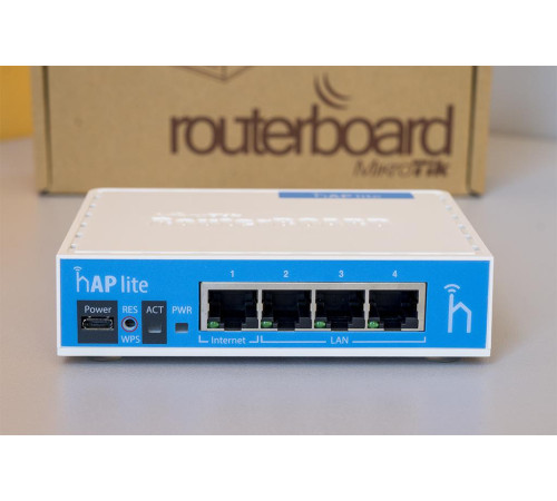 Wi-Fi роутер Mikrotik hAP lite RB941-2nD