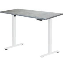 Стол с регулировкой высоты ErgoSmart Electric Desk Prime 1200х650х25 мм бетон чикаго/белый